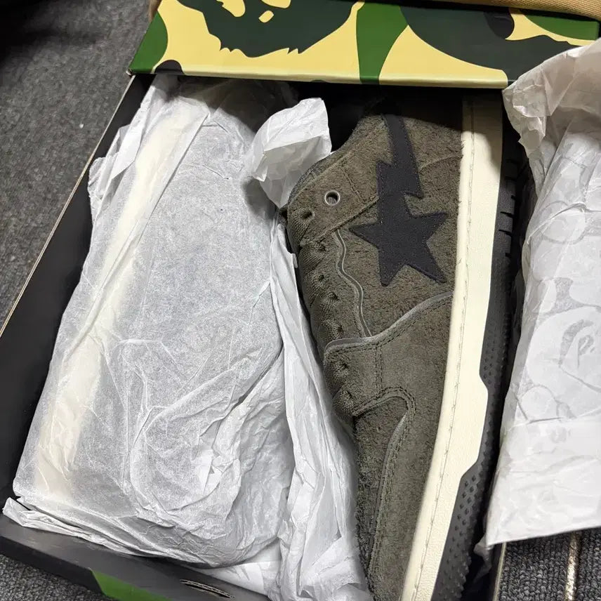 [BUNJANG] BAPE SK8 STA #3 M2 Black Sneakers / (미사용/새상품)베이프 스케이트 스타 #3 M2 블랙 신발