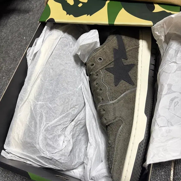 [BUNJANG] BAPE SK8 STA #3 M2 Black Sneakers / (미사용/새상품)베이프 스케이트 스타 #3 M2 블랙 신발