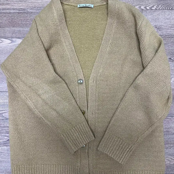 [BUNJANG] Acne Studios Cardigan Beige / 아크네 스튜디오 가디건