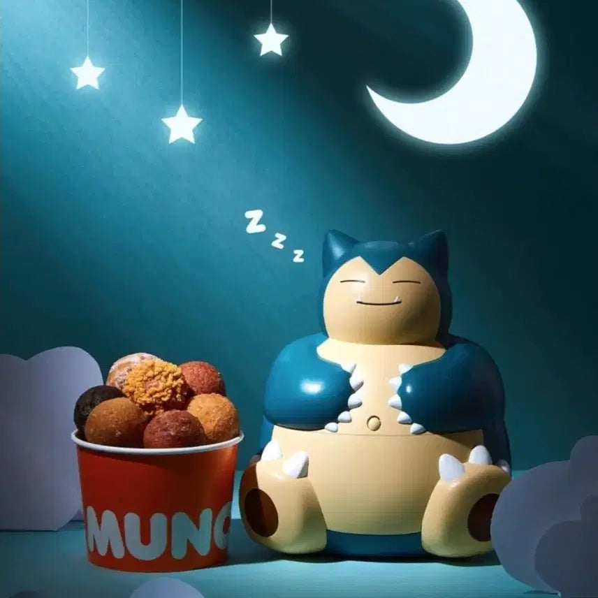 [BUNJANG] Dunkin' Snorlax Container / 던킨 잠만보 컨테이너