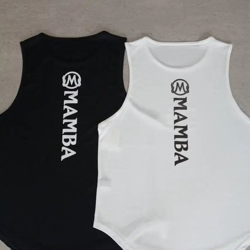 [BUNJANG] Black Mamba Sleeveless Top - Large / 양면로고 블랙맘바 L. (새상품)일괄 흰.검 나시