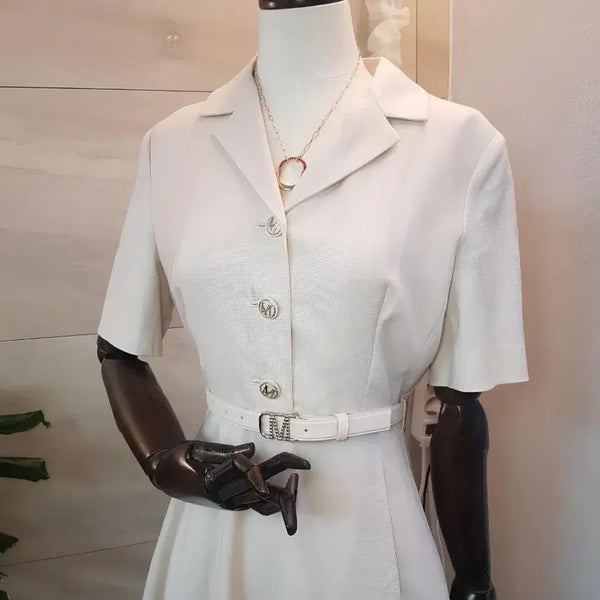 [BUNJANG] MICHAA Premium Italy Fabric Elegant Dress / 새상품/하객룩최고] 미샤 프리미엄 이탈리아 원단 단아한 원피스