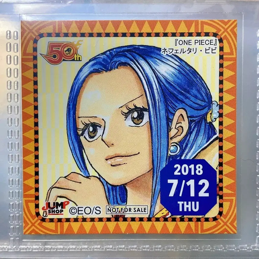 [BUNJANG] One Piece 365/366 Stickers - Vivi / 원피스 스티커 365 366 스티커 비비