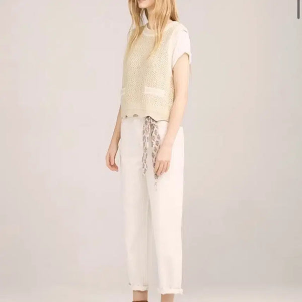 [BUNJANG] Thursday Island Ecru Denim Pants Size S / Thursdays island 썰스데이아일랜드 데님팬츠 에크루