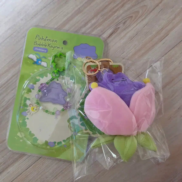 [BUNJANG] Pokemon Metamon Bubble Keychain Gacha + Mascot Doll Set (Sealed) / 포레스트 메타몽 버블 키링 가챠 +마스코트 인형 세트 미개봉