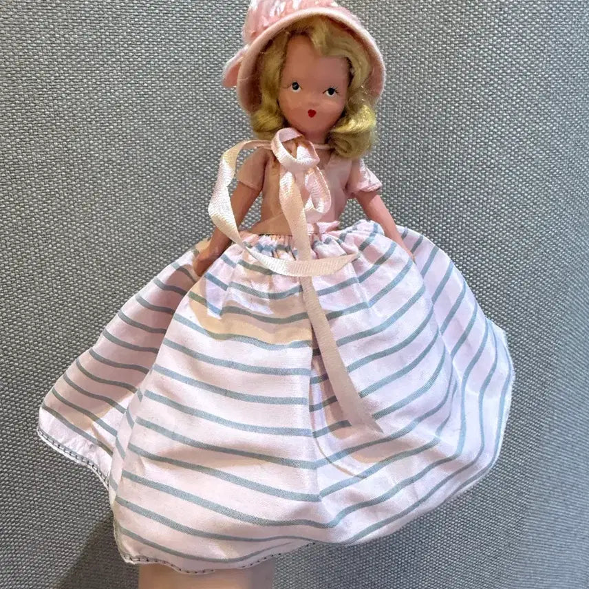 [BUNJANG] Vintage Nancy Doll Nancy & Storybook Striped Dress Doll / 빈티지 낸시돌 낸시앤스토리북 스트라이프  드레스 인형