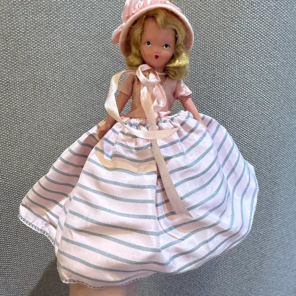 [BUNJANG] Vintage Nancy Doll Nancy & Storybook Striped Dress Doll / 빈티지 낸시돌 낸시앤스토리북 스트라이프  드레스 인형