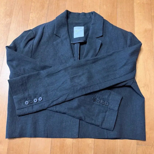 [BUNJANG] 8seconds Navy Cropped Summer Jacket / 에잇세컨즈 여름 네이비크롭 셋업(자켓,바지)