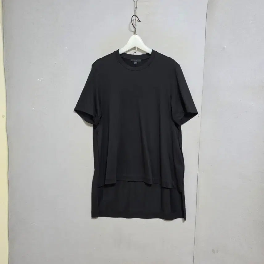 [BUNJANG] COS Asymmetric Hem T-Shirt XS Black / COS 코스 앞뒤길이다른 티셔츠 XS  n5119