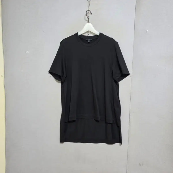 [BUNJANG] COS Asymmetric Hem T-Shirt XS Black / COS 코스 앞뒤길이다른 티셔츠 XS  n5119