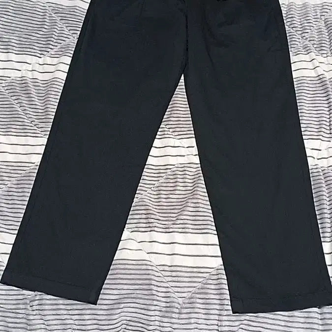 [BUNJANG] Unused Black Pants Size 33, Length 107 / 무신사 미사용 블랙팬츠 33인치 기장107