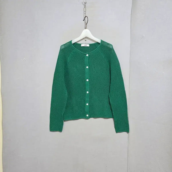 [BUNJANG] AtG Green Cardigan Size 55 / AtG 그린색 가디건 55  n5120