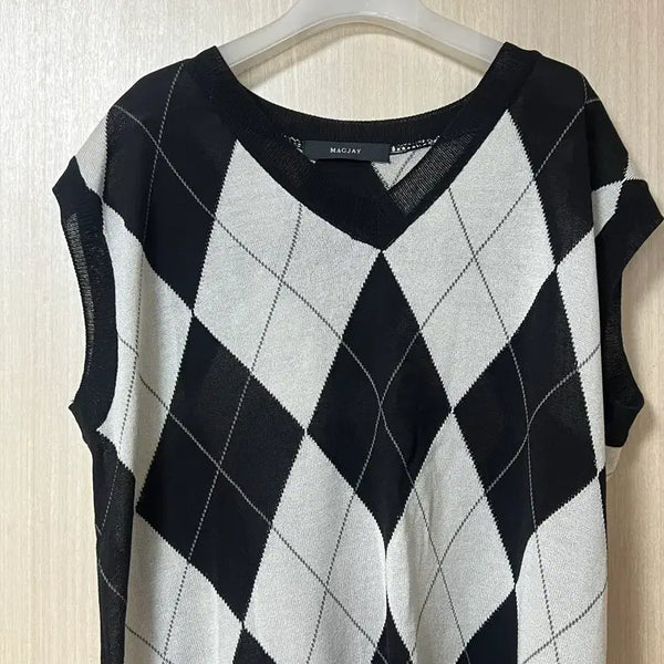 [BUNJANG] Meg Jay Summer Short Sleeve Vest / 메그제이 여름 반팔 조끼