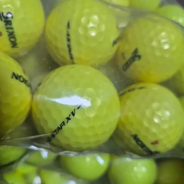 [BUNJANG] Srixon Z-Star XV 4-Piece Golf Balls (Yellow) - 50 Count / 스릭슨 Z-STAR XV 4ps로스트볼옐로우 50알