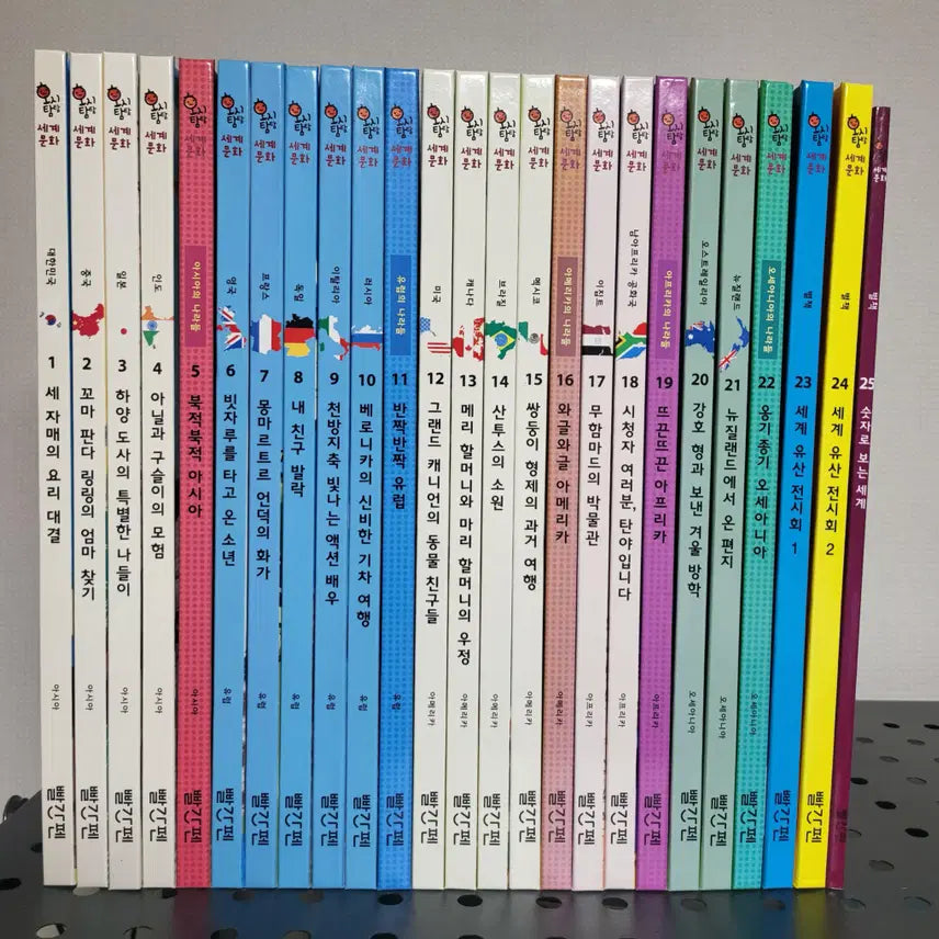 [BUNJANG] Kyowon Hoshitam Tam World Culture Full Set / 호시탐탐세계문화 풀세트
