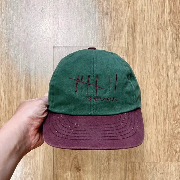 [BUNJANG] 1990s Made in USA SE7EN Movie Promo Vintage Baseball Cap / 국내유일 90s Made USA 영화 세븐 프로모 빈티지 볼캡 모자