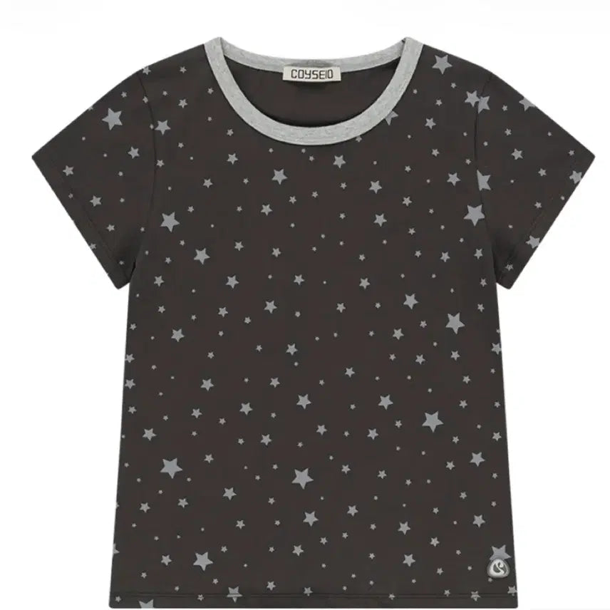 [BUNJANG] KOSEIO Milky Star T-Shirt Blue Charcoal / (새상품 택 O)코이세이오 밀키 스타 티셔츠 블루 차콜
