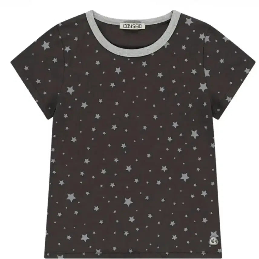 [BUNJANG] KOSEIO Milky Star T-Shirt Blue Charcoal / 코이세이오 밀키 스타 티셔츠 블루 차콜 판매