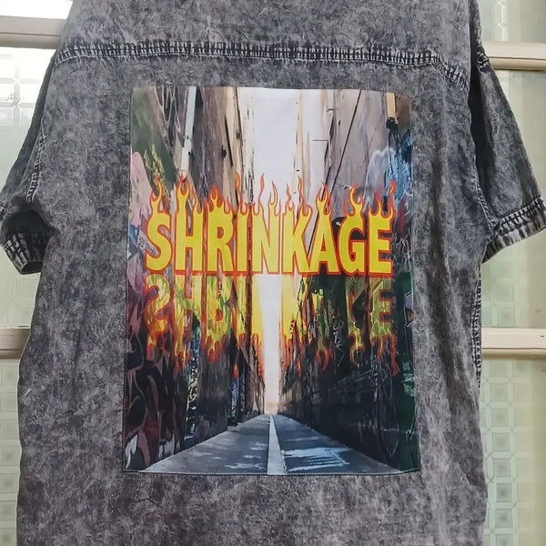 [BUNJANG] Japanese Summer Denim Shirt (Size 95-100) / JPN 얇은 여름 데님셔츠  95~100사이즈