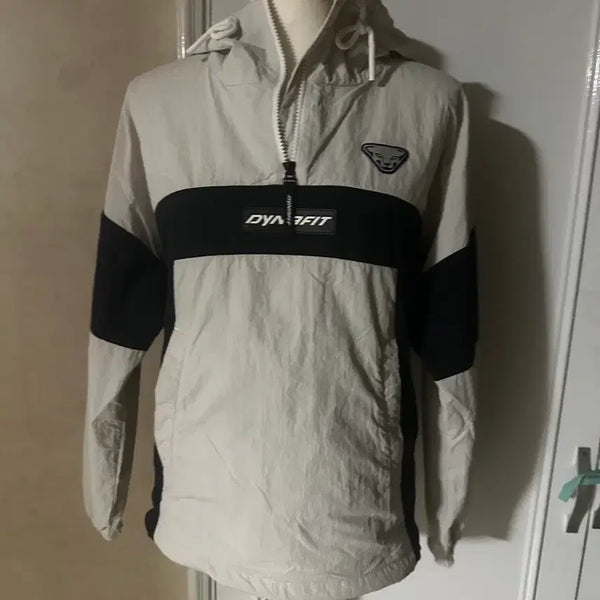 [BUNJANG] Dynafit Anorak Hoodie Windbreaker Jacket / 다이나핏 바스락점퍼 연그레이.블랙 아노락 후드 바람막이