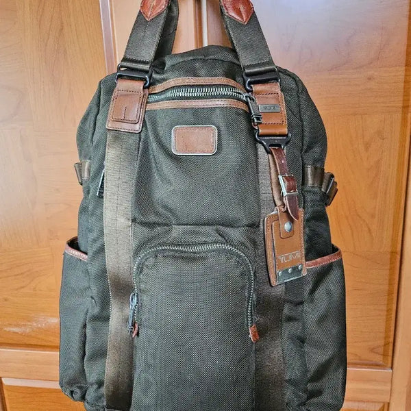 [BUNJANG] TUMI Lejeune Backpack Olive Green Authentic / TUMI 투미 올리브색 르준백팩 정품