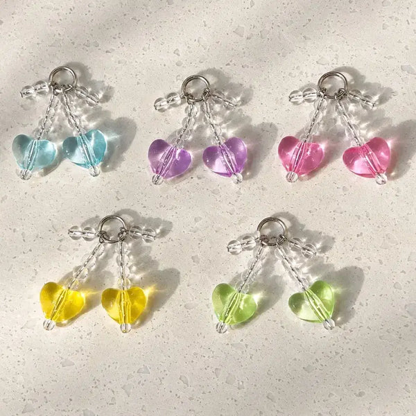 [BUNJANG] Heart Bead Keychain / 거북이키링만큼 귀여운 하트비즈키링 판매합니다.(하트색상선택가능)