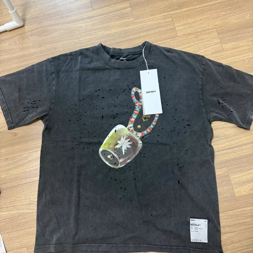 [BUNJANG] Satisfy Mossteck Limited Edition T-Shirt - Chamonix / 새티스파이 모스테크 반팔 L 사이즈 팝니다