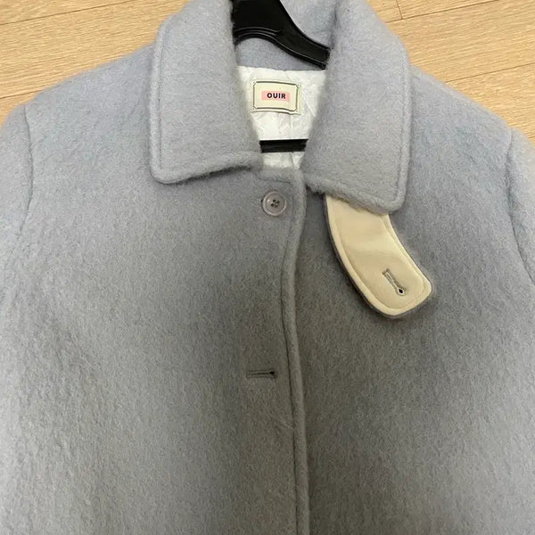 [BUNJANG] WEAR Long Coat Sky Blue 3oz Quilting / 새상품)위어 롱코트 스카이블루 누빔안감 3온스 퀼팅