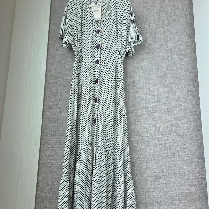 [BUNJANG] ZARA Polka Dot Frill Maxi Dress / (택채새)ZARA  도트 프릴맥시원피스