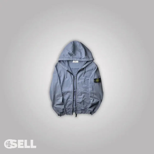 [BUNJANG] Stone Island Organic Hooded Zip-Up Jacket / 스톤아일랜드 오나닉 새싱품급 후드집업
