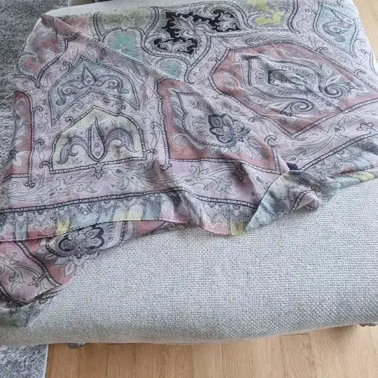 [BUNJANG] Etro Silk Chiffon Scarf - Large Rectangle / 에트로정품 쉬폰실크 스카프직사각 큰사이즈