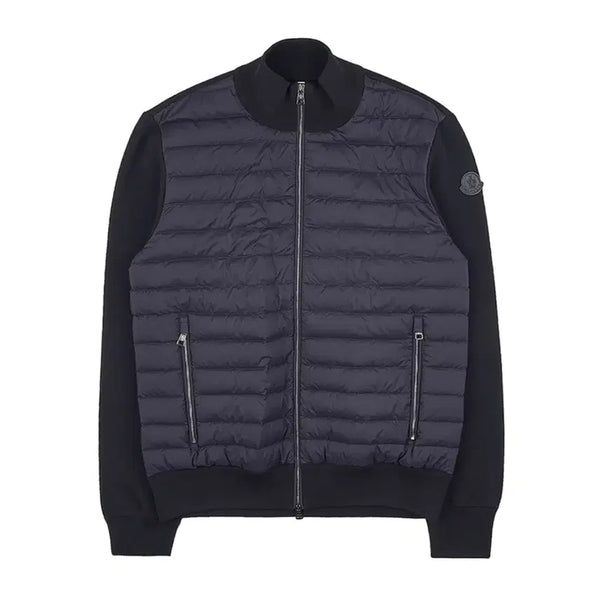 [BUNJANG] Moncler Black Badge Knit Padded Jacket / 몽클레어 블랙와펜 니트패딩
