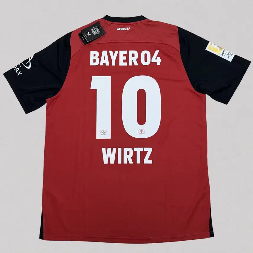 [BUNJANG] 24-25 Bayer Leverkusen Home Wirtz League Jersey XL / [해외 XL] 24-25 레버쿠젠 홈 비르츠 리그 유니폼