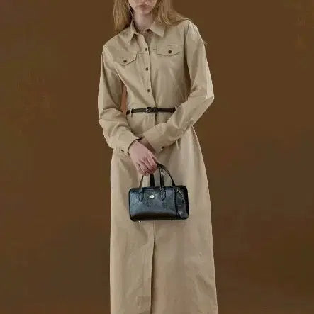 [BUNJANG] Merryon Spring/Autumn Shirt Dress / 메리온) 봄/가을 셔츠 원피스