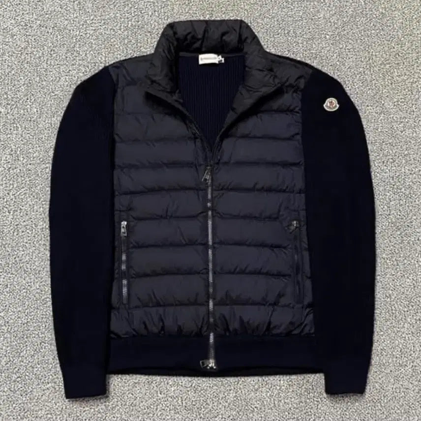 [BUNJANG] Moncler Knit Down Jacket Black S / 몽클레어 니트패딩
