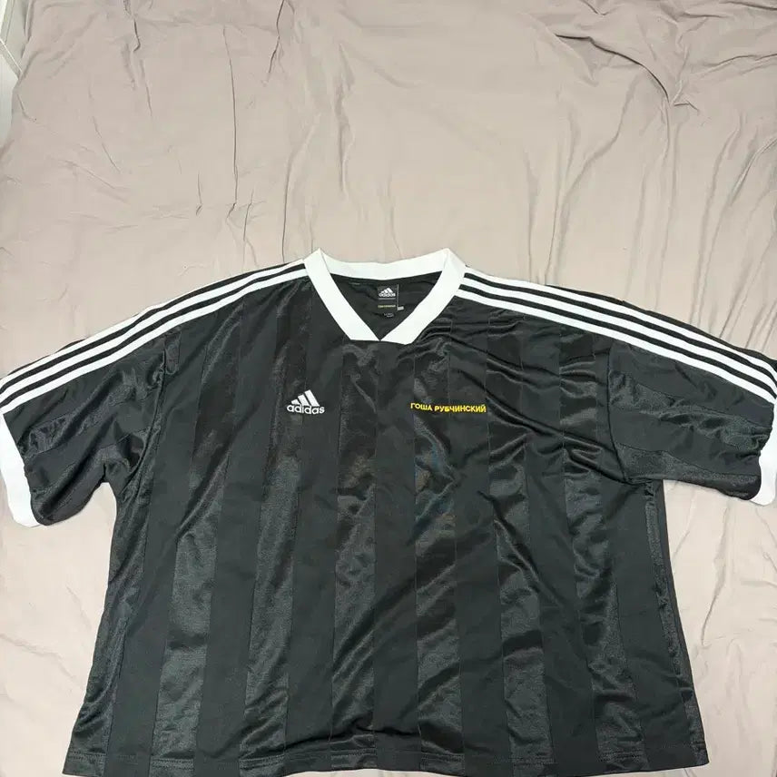[BUNJANG] Gosha Rubchinskiy x Adidas Soccer Jersey Black / [L]고샤 아디다스 사커 져지 블랙