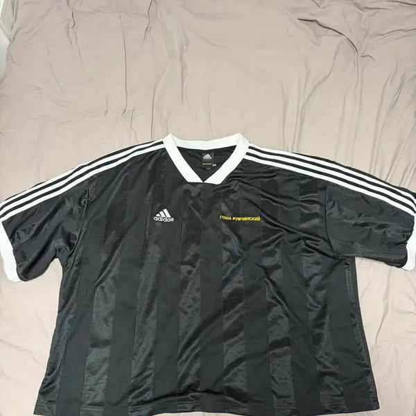 [BUNJANG] Gosha Rubchinskiy x Adidas Soccer Jersey Black / [L]고샤 아디다스 사커 져지 블랙
