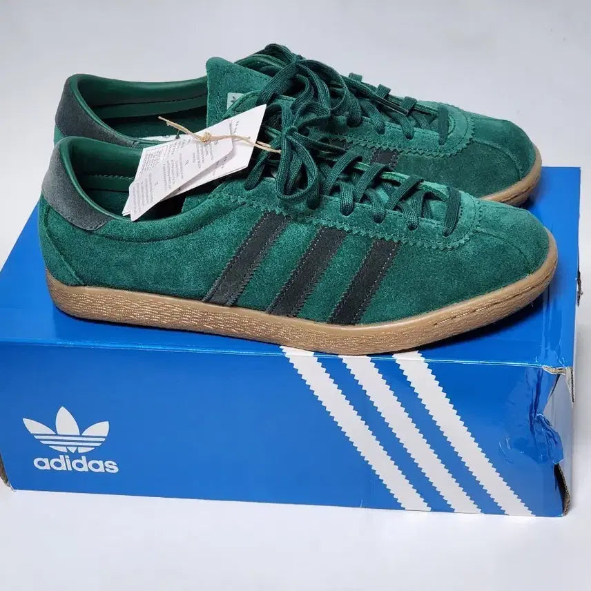 [BUNJANG] Adidas Tobacco Green Suede Size 265 / 아디다스 토바코 265