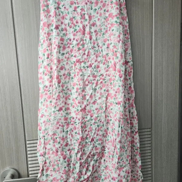 [BUNJANG] Rose Pattern Skirt New / 로즈 장미 스커트 새상품