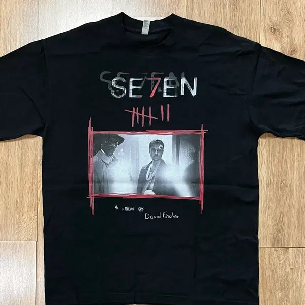 [BUNJANG] Movie Seven (1995) Promo T-Shirt / 국내 유일 Made USA 영화 세븐 seven 프로모 빈티지 티셔츠