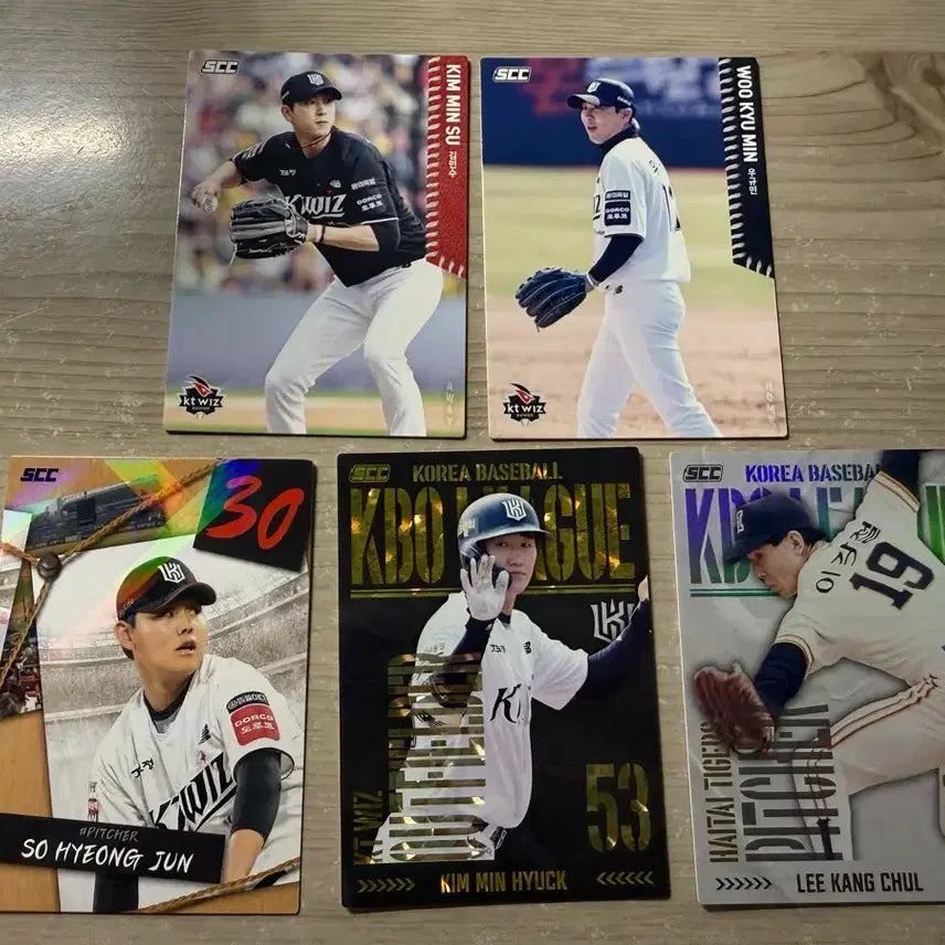 [BUNJANG] KT Wiz Kim Min-hyuk Parallel Card / 25 26 KBO카드 KT위즈 김민혁 페러렐 소형준