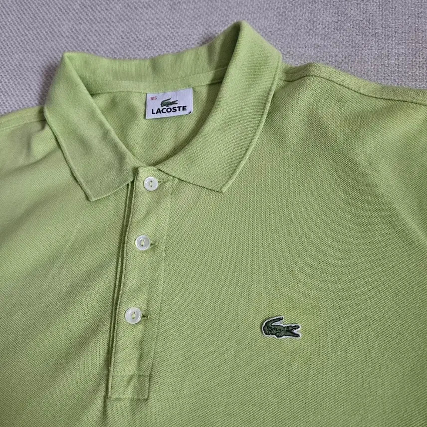 [BUNJANG] Lacoste PK Polo Shirt Lime L / 라코스테 pk 카라티 라임 L