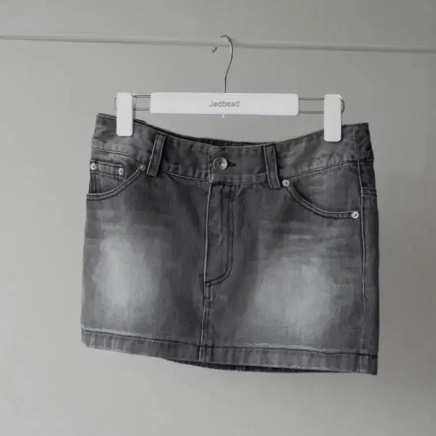 [BUNJANG] Zeedvid Low Waist Skirt Grey / 실사) 제드비드 로우웨이스트 스커트 그레이
