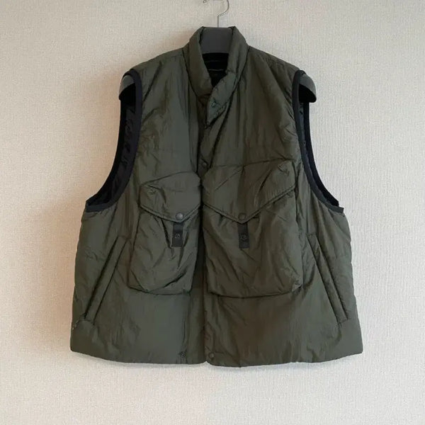 [BUNJANG] Moif 24AW Overmill Vest Khaki Olive / 모이프 24aw 오버밀 베스트 조끼 3 카키 올리브