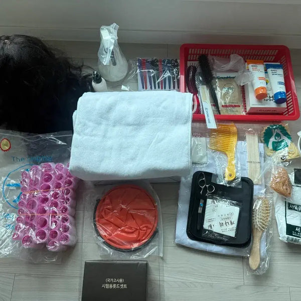 [BUNJANG] SBS Beauty Academy Hair Practical Exam Full Material Set / SBS 미용학원 헤어 실기 재료 풀세트