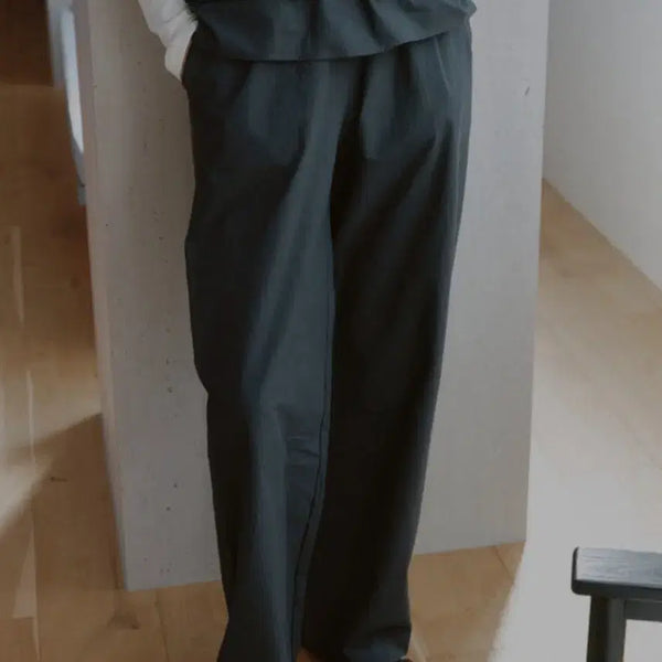 [BUNJANG] Ourcommerce Bending Frill Pants / 아워코모스 밴딩 프릴 팬츠