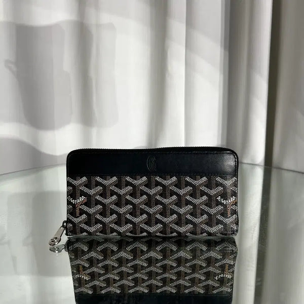 [BUNJANG] Goyard Matignon Long Wallet Black GM / 고야드 마티뇽 장지갑 블랙 gm