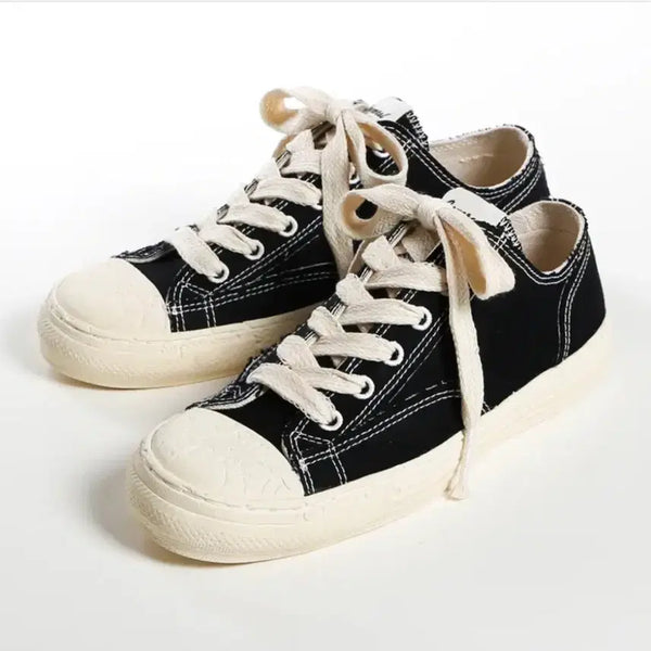 [BUNJANG] Mihara Yasuhiro Low Canvas Sneakers Black / 미하라 야스히로 로우 캔버스 스니커즈 블랙