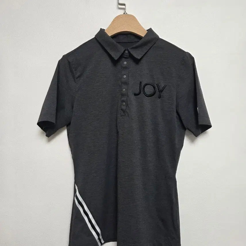 [BUNJANG] FootJoy Women's Golf Short Sleeve Polo Shirt Dark Grey (M/90) / 풋조이 여성 골프 카라 반팔 티셔츠 다크그레이(M/90)