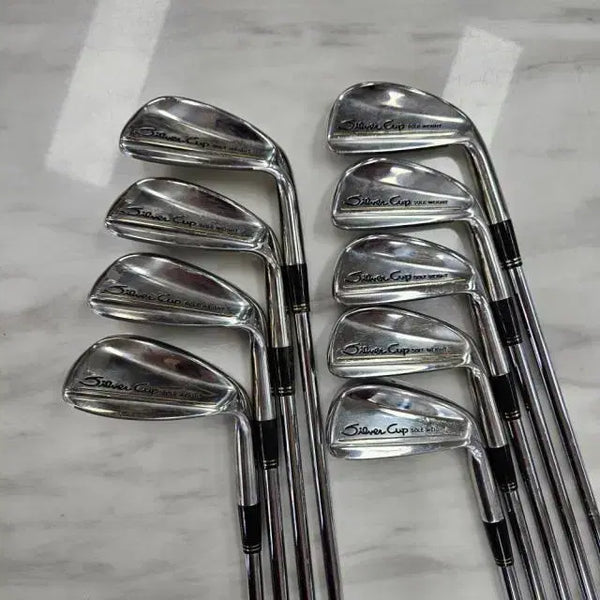 [BUNJANG] Mizuno Silver Cup Light Steel R Used 9-Iron Set (3-SW) / 미즈노 실버컵 라이트스틸 R 중고9아이언.3-SW